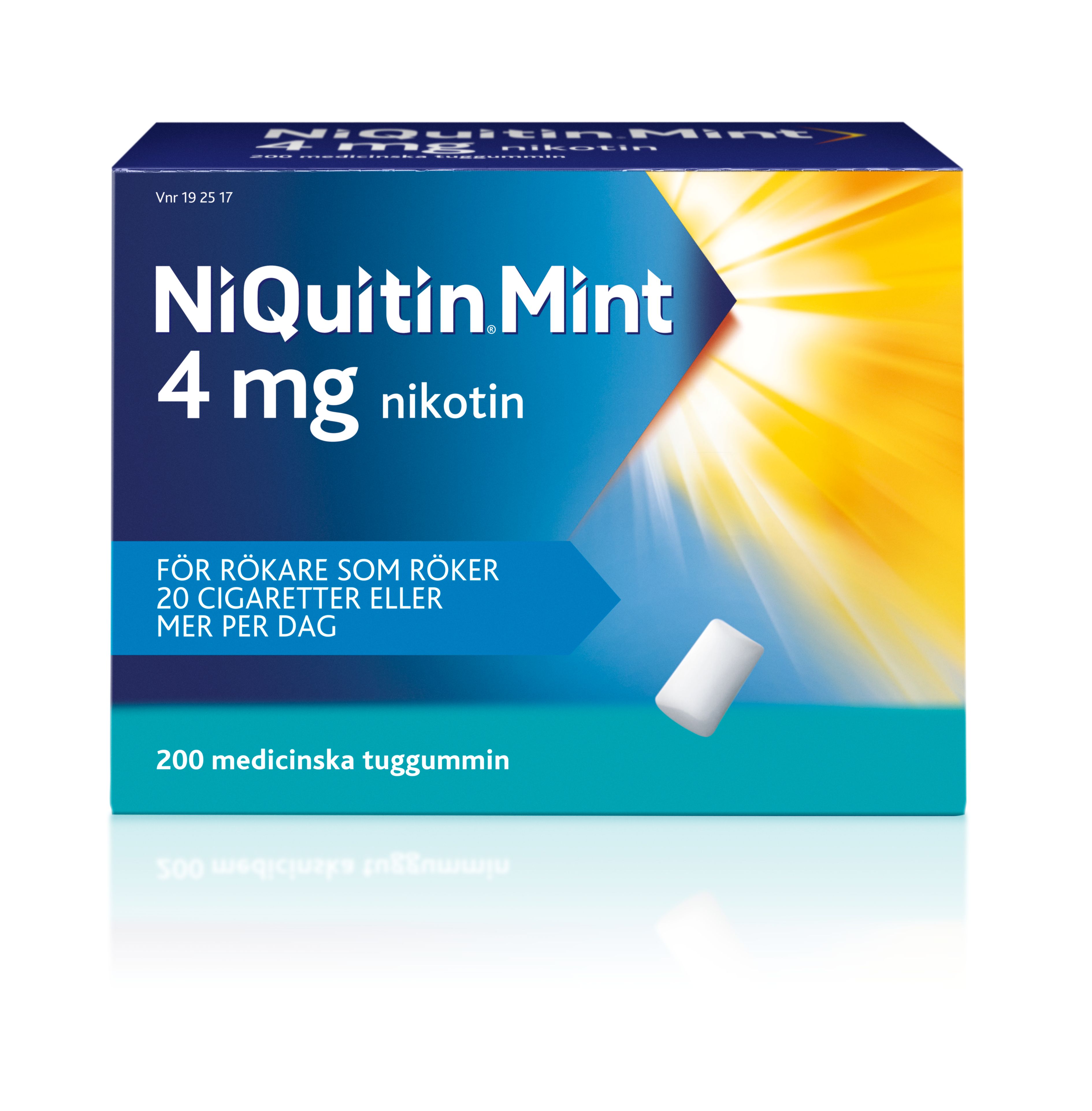 NiQuitin® nikotintuggummi / 4 mg